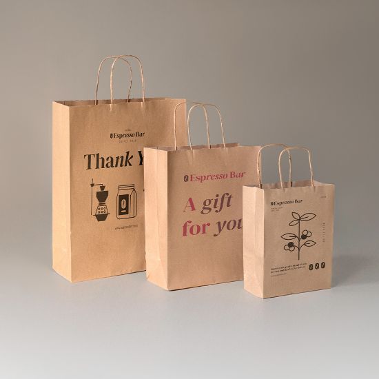 Imagen de Bolsa Papel Asa Rizada